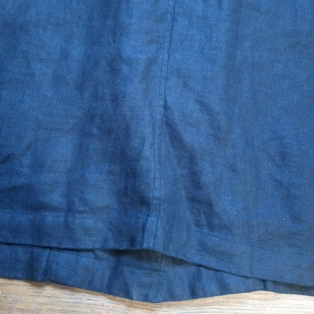 EILEEN FISHER 100% linen shawl collar jacket in black (M) - Picture 16 of 16